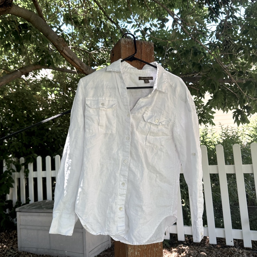 Linen button down shirt